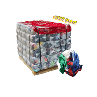 Chiffons en coton 100% pour essuyage, chiffons de nettoyage industriels en coton, chiffons réutilisables coupés