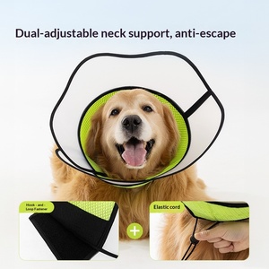 Collier de protection souple et durable post-opératoire pour grands chiens et chats avec fermeture auto-agrippante anti-léchage et anti-griffures - Product Image 4