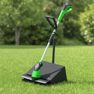 Outils de jardin, balayeuse à feuilles électrique 300W, balayeuse à <span class=keywords><strong>gazon</strong></span> électrique, <span class=keywords><strong>brosse</strong></span> à <span class=keywords><strong>gazon</strong></span> motorisée 440mm, <span class=keywords><strong>brosse</strong></span> à <span class=keywords><strong>gazon</strong></span> - Product Image 3