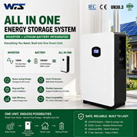 Onduleur 10KW avec batterie intégrée 10KWH Lithium Ion Plug and Play Systèmes de stockage d'énergie par batterie Honebattery Sortie 230Vac