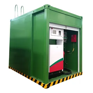 Mobile Fuel Gas Station Container For Filling Of Diesel And Gasoline