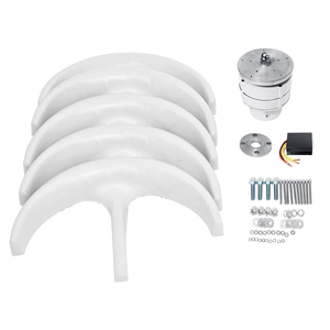 Generador Eólico Personalizado de 12V 24V 100w con Reducción de Ruido Automática y Dirección del Viento - Product Image 3