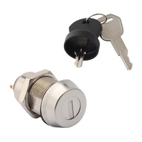 JK2983 Interrupteur à clé électronique Lock on off Interrupteur à clé tubulaire pour volet roulant