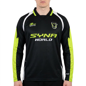 Fabricant de vêtements de sport unisexes d'été respirants, design de broderie par sublimation, maillot de football rétro streetwear personnalisé - Product Image 2