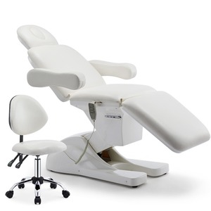 Cama de Belleza Portátil Profesional de Lujo Color Rosa con Diseño Plegable en Cuero PU para Sala de Estar y Salón de Belleza - Product Image 1