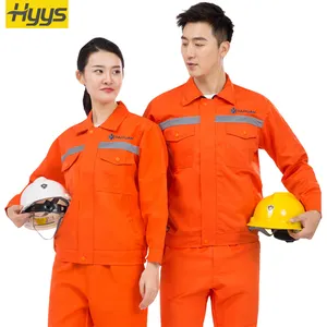 High Quality Polyester Work coverall Labour suit Safety Worker Uniform clothes