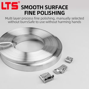 Bridas de Acero Inoxidable Autoblocantes y Tiras Metálicas de 21/23 mm de Ancho y 30 m de <span class=keywords><strong>Largo</strong></span> - Product Image 4