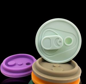 New 16oz Silicone Lid Cover Leak-Proof Universal Round Coffee <b>Cup</b> Sleeve, <b>Reusable</b> Multi-Color <b>Cup</b> Top - Product Image 5