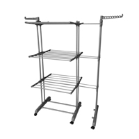 Séchoir à linge pliant et extensible personnalisé avec support pour vêtements ISA-M6033C
