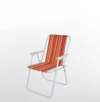 Chaise de camping de loisirs en gros, chaise de plage pliable portable