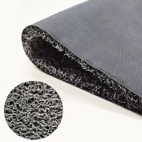 Tapis d'entrée en PVC robuste, imperméable, antidérapant, design Art Déco, en forme de nouilles spaghetti, profil bas, pour la maison, le garage