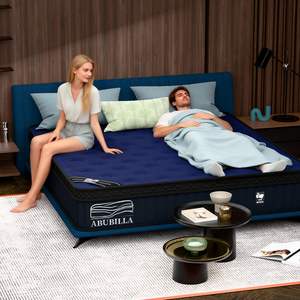 Colchón Sovereign Euro Top con resortes encapsulados de 14 pulgadas, 7 zonas de confort, colchón híbrido ortopédico en caja, colchones, matelas - Product Image 1