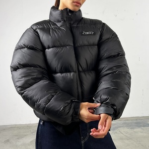 Wholesale Custom Lightweight Quilted Puffer Jacket High Quality Winter Outdoor Wear <b>Padded</b> Bubble Down Jacket - Product Image 5