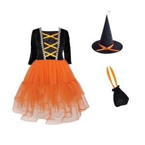 Disfraz de Bruja Clásico de Lujo para Niña, Disfraz de Carnaval de Halloween MS - Product Image 2