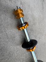 Kit complet CNC Kar pour arbre de transmission arrière, kit d'arbre d'essieu Cv 1 ", boîte de vitesse de marche arrière, bras oscillant et frein