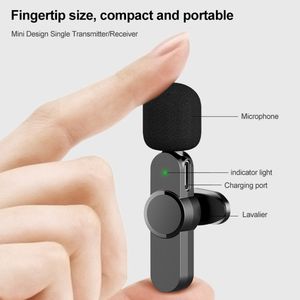 Nouveauté : Système de réduction de bruit <span class=keywords><strong>sans</strong></span> <span class=keywords><strong>fil</strong></span> 3-en-1 avec 2 microphones dynamiques et micro-cravate pour mini studio AP031-2 - Product Image 2