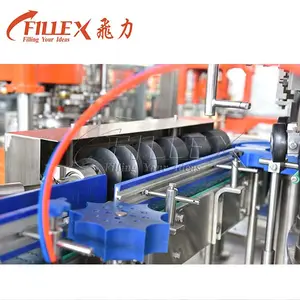Full Set Aluminum Can Carbonated Drink Filling Machine/ CO2 Soda Beverage Mixing Canning Sealing Production Line