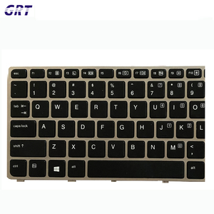 New Laptop <b>Keyboard</b> for HP EliteBook Folio 9470M 9470 9480 9480M US With Silver Frame Black <b>Keyboard</b> - Product Image 3