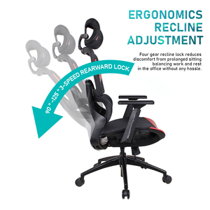 Chaises de jeu ergonomiques avec accoudoirs réglables en 3D, chaises de <span class=keywords><strong>bureau</strong></span> pour joueurs, vente en gros d'usine - Product Image 3