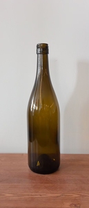 Bouteilles en verre cylindriques vides <span class=keywords><strong>de</strong></span> 750 ml pour vin <span class=keywords><strong>de</strong></span> Bourgogne, givrées, brun foncé, vert, emballage pour spiritueux avec bouchons à vis – Vente en gros - Product Image 5