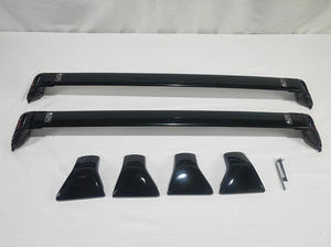 2 barres transversales <span class=keywords><strong>de</strong></span> <span class=keywords><strong>toit</strong></span> pour Lexus 2022-2024 LX600 LX 600, rails latéraux encastrés, barres transversales pour boîte <span class=keywords><strong>de</strong></span> <span class=keywords><strong>toit</strong></span>, <span class=keywords><strong>porte</strong></span>-vélos, noir - Product Image 4