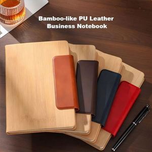 Regalos de Graduación Ecológicos, Cuaderno Personalizado A5 de Bambú y Corcho con Bolígrafo de Gel para Regalos de Bienvenida y Clientes - Product Image 4