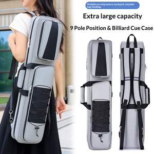 Estuche para taco <span class=keywords><strong>de</strong></span> <span class=keywords><strong>billar</strong></span> <span class=keywords><strong>Predator</strong></span> 1/2 con diseño <span class=keywords><strong>de</strong></span> cabeza grande para 4 <span class=keywords><strong>bolas</strong></span>, 9 compartimentos para <span class=keywords><strong>bolas</strong></span>, gran capacidad, caja para taco <span class=keywords><strong>de</strong></span> 1/2 - Product Image 1