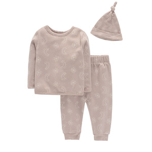 Ensemble de 3 vêtements pour nouveau-nés, bandeau + ensembles de vêtements pour bébés filles à manches longues - Product Image 3