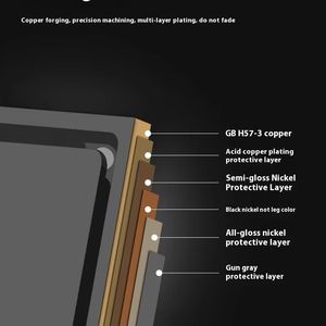 Drain de sol invisible tout en cuivre pour la cuisine, la salle de bain, la bande anti-odeur, l'incrustation de carrelage, anti-retour, anti-insecte, pour bateau. - Product Image 2