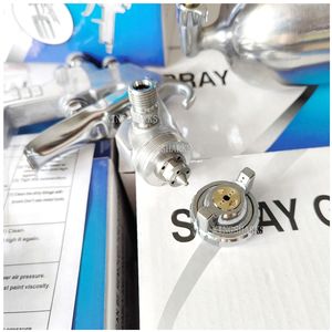 Pistolet de peinture économique W71 W71G W71S 1,5 mm 71, pratique et abordable, avec buse de 1,5 mm et gobelet latéral en métal de 400 ml - Product Image 4