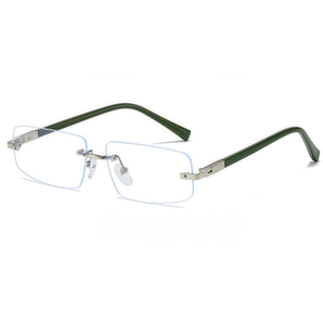 ファッショナブルなメタルフレームレスデザイン、アンチブルーライトフレームレスカット、ボーダー放射線保護を備えた新しいメガネ - Product Image 4