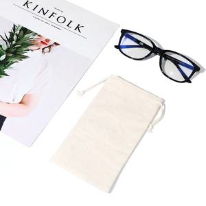 לוגו מותאם אישית ידידותי לסביבה בד אבק משקפי שמש אריזת משקפי מגן פוליאסטר עמיד למים שקית עבור משקפיים - Product Image 3