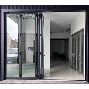 George Group Aluminium-Faltbare Terrassentür mit 3-Schicht-Thermobrücken-Isolierverglasung, Deutscher Hardware, Anpassbare Farbe & Größe - Product Image 2