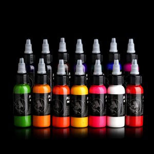 ชุดหมึกสักกันน้ำระดับมืออาชีพขนาด 30 มล. สีถาวรสำหรับศิลปะบนร่างกาย อุปกรณ์สำหรับสตูดิโอสัก - Product Image 3