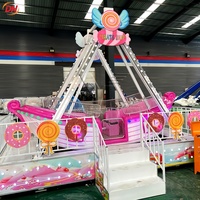 Fabricant chinois d'équipements d'attractions de fête foraine, manèges pour enfants en forme de bateau pirate pour parcs d'attractions et centres commerciaux