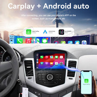 Baoshang-Radio de coche con pantalla táctil, reproductor multimedia con Android 13, 8 pulgadas, CarPlay, DSP, para Chevrolet Cruze 2009-2015