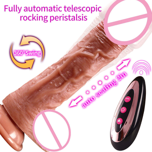 All'ingrosso Dildo vibrante di riscaldamento da 7.87 pollici con telecomando G stimolazione Spot vibratore Dildo per le donne - Product Image 5