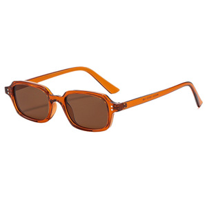 Lunettes de soleil rectangulaires tendance, monture intégrale, protection UV400, unisexe, protection solaire pour adultes - Product Image 5