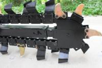 Máquina de Excavación de Zanjas de Alta Calidad para Riego y Conservación del Agua, Microtractor con Cadena para Tuberías Pequeñas