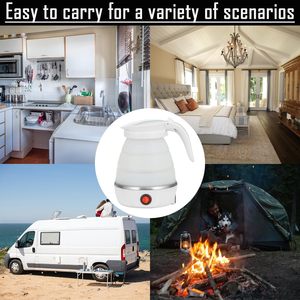 Bouilloire Électrique en Silicone Pliable et Portable pour Voyage, Ébullition Rapide de l'Eau, Arrêt Automatique, Qualité Hôtelière - Product Image 3