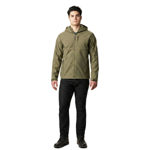 Veste d'hiver imperméable Automne Hommes Sport de plein air Softshell Vestes à capuche Fermeture éclair intégrale et multi-poches pour tactique - Product Image 1
