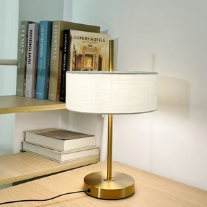 Khách sạn hiện đại đồ nội thất nhà LED bàn tốt nhất đèn cho đọc sách với vải bóng đêm đèn phòng ngủ cạnh giường ngủ bảng đèn Bắc Âu - Product Image 3