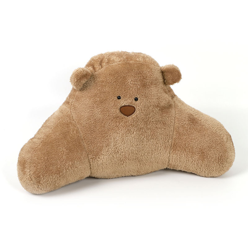 Arctic Velvet Armrest with Khaki Bear