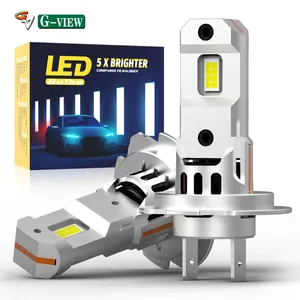عرض المصنع مباشرة مروحة صغيرة عالية الجودة GMX H7 LED ضوء السيارات LED فانوس أمامي ملحقات السيارة لمصباح المصباح الأمامي LED H7