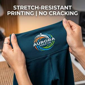 Ensemble de yoga réversible 2 pièces LUMIARA ARTISAN |   Haut court à manches longues et pantalon évasé à jambes larges |   Vente en gros de produits en vrac à étiquette privée POD - Product Image 3