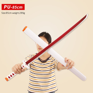 Nuovo prodotto all'ingrosso 85cm PU Demon Slayer Sword Cosplay Katana <span class=keywords><strong>Anime</strong></span> Products - Product Image 2