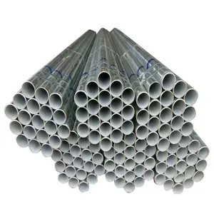 ASTM A53 Gi Pipe Zinc Coated Q195 Q235 Q345 Hot Dipped Galvanized Steel Pipe Tube 12 ft for Greenhouse Building Construction