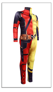 Disfraz de Deadpool Wolverine Howlett para Niños y Adultos, Disfraz de Halloween y Carnaval, Mono de Lobo, Pantalones Superjustos y <span class=keywords><strong>Top</strong></span> - Product Image 6