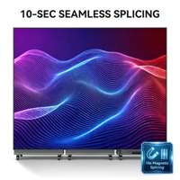 Afficheur LED d'intérieur sur pied, écran publicitaire LED couleur pleine, affichage numérique portable et fin pour les magasins de détail