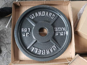 Vente <span class=keywords><strong>en</strong></span> gros de disques d'haltères d'haltérophilie <span class=keywords><strong>en</strong></span> <span class=keywords><strong>fonte</strong></span> pour salle de fitness Plaque de pare-chocs pour peinture - Product Image 6